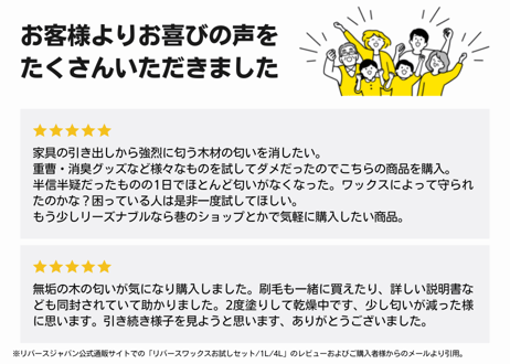 リバースワックス1リットル（刷毛付き）