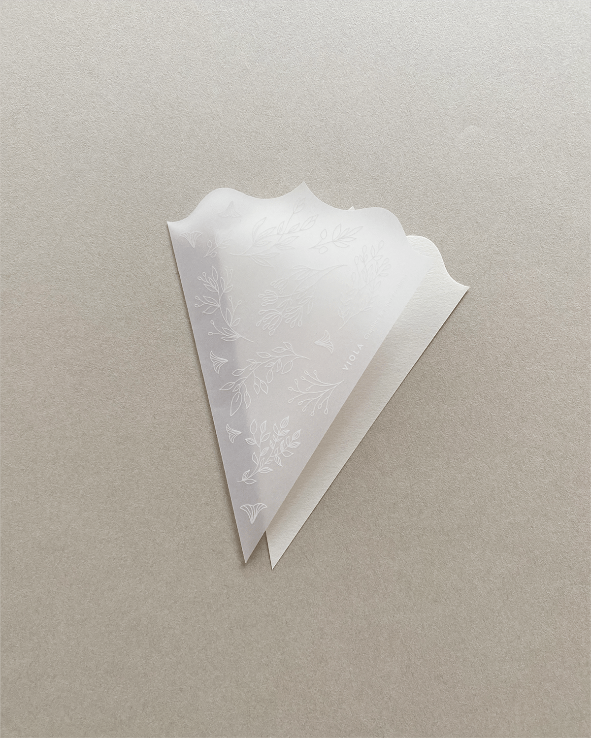 Viola Ruffles Ruffle paper(Set of 4 types) | VIOLA