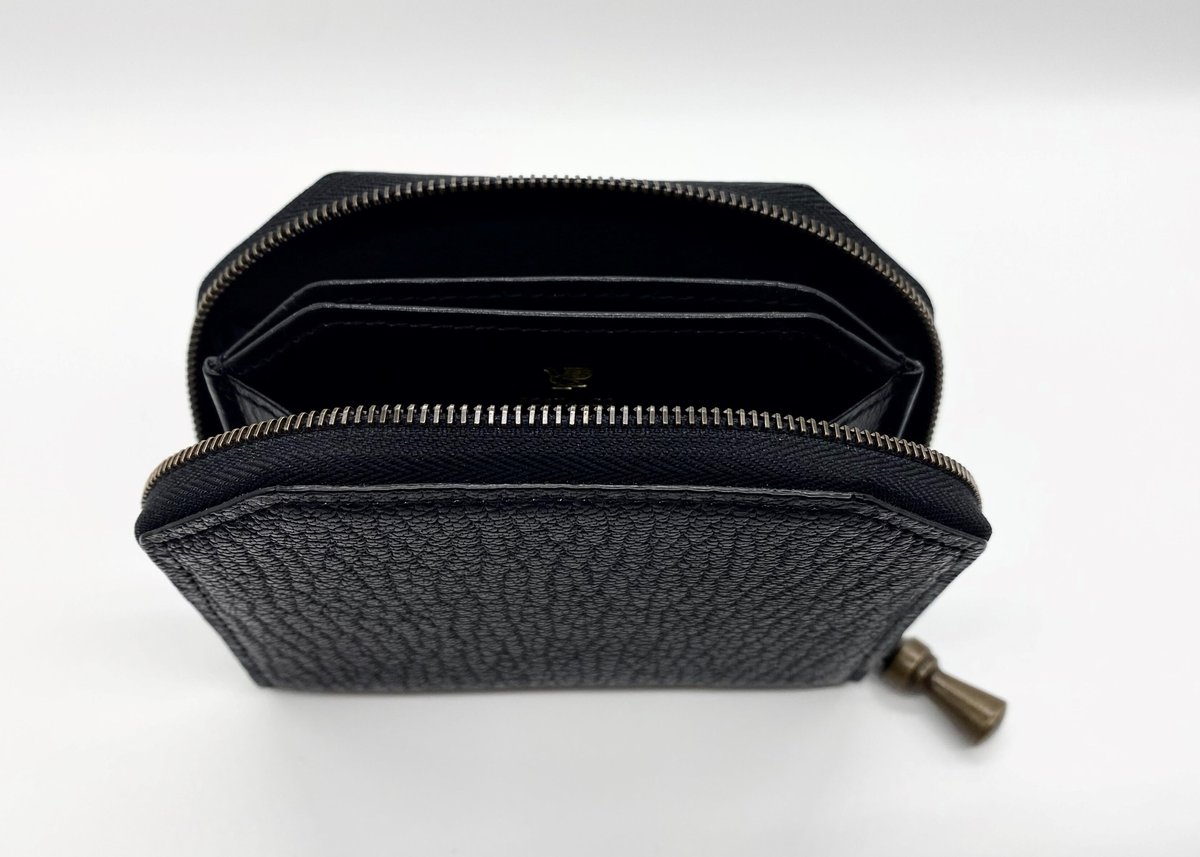 ポスタルコ ケトルジッパーウォレット シン ネイビー postalco