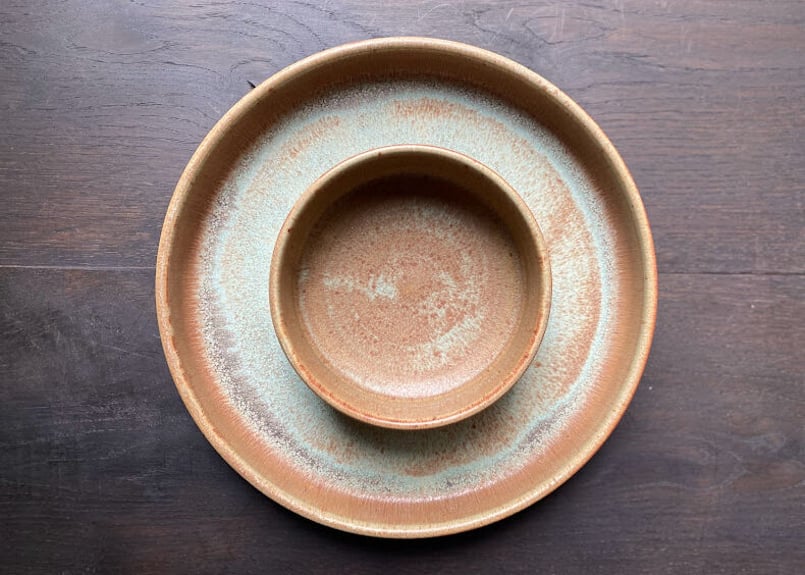 Malo Atelier 3個ローボウル器皿鉢茶碗オブジェ作家