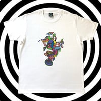 悲しきサイケデリックTシャツ 虹色のゲロ ☆色展開あり サイケデリックTシャツ Regular Fit T