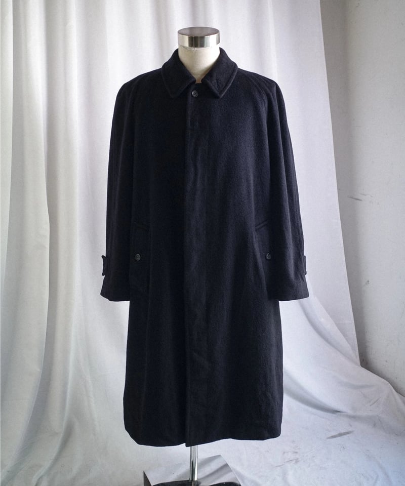 92s Burberrys Pure Cashmere Balmacaan Coat 