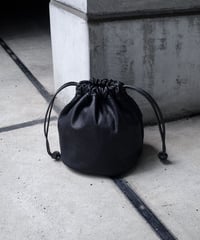 ”Made in ASAKUSA” LEATHER PERSONAL EFFECT POUCH -BLACK-