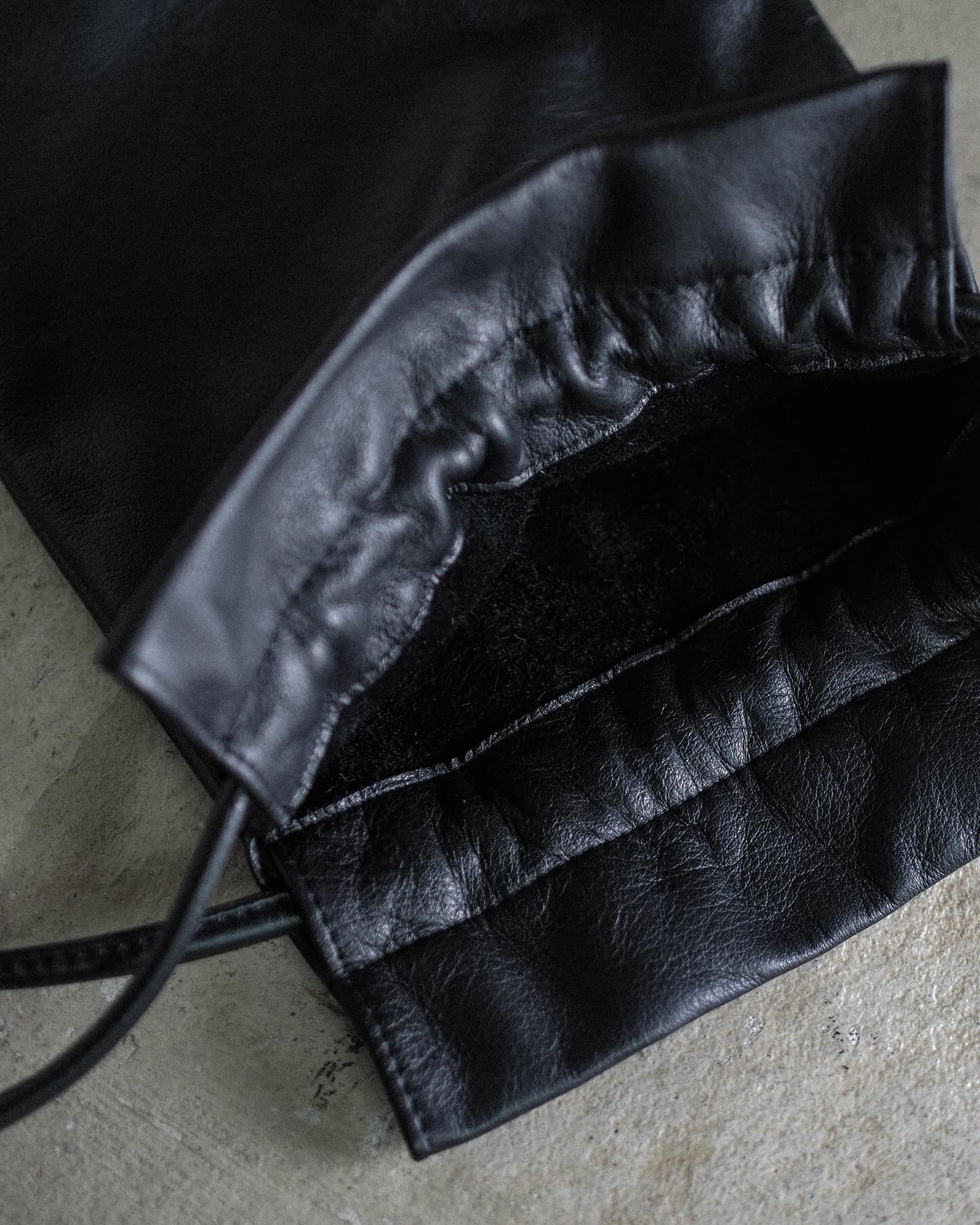 Made in ASAKUSA” LEATHER GASSAI BUKURO | DAMAG