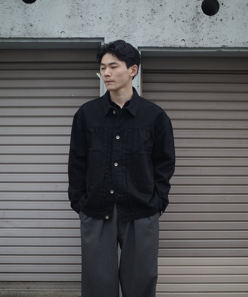 Porter Classic Steinbeck Denim Jacket -Black |