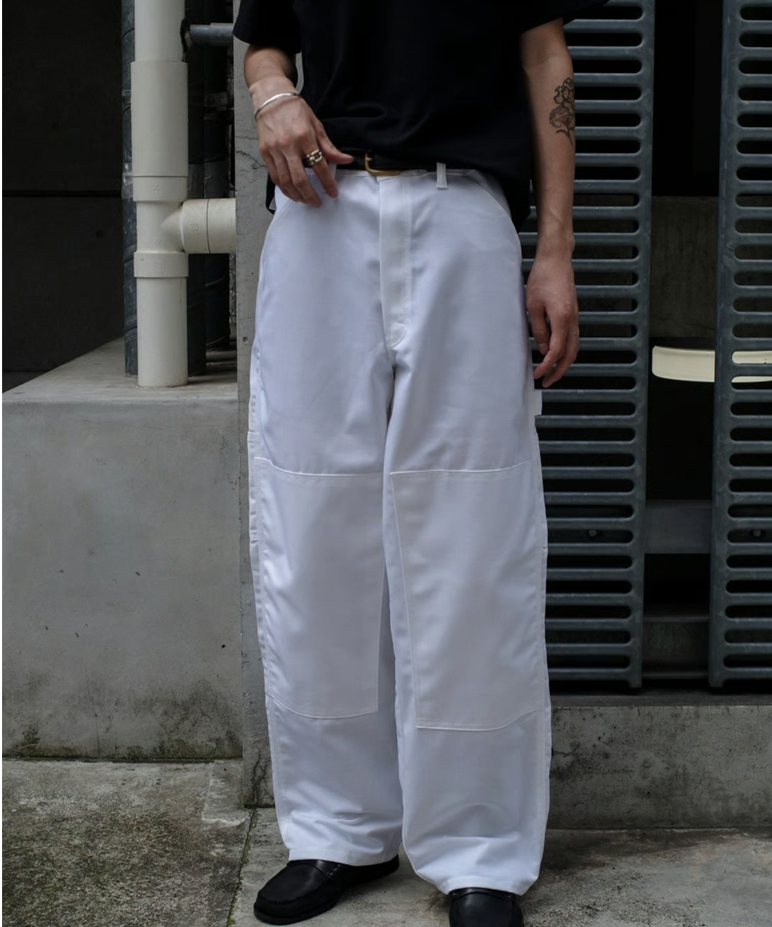 Stan Ray Double Knee Painter Pants White 