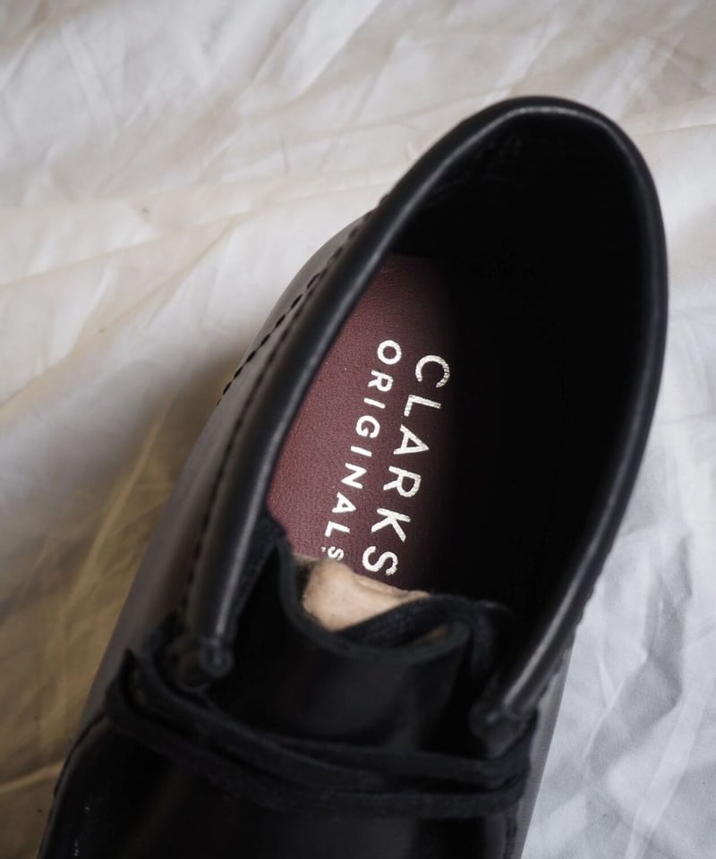 CLARKS WALLABEE BOOT BLACK LEATHER クラークス ワラビー |...