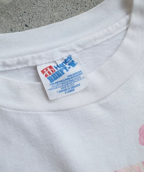 93's Flower Design T-Shirts -1 Made in USA