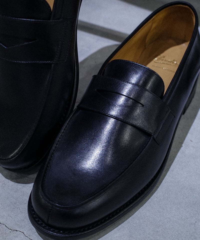 【美品】Paraboot パラブーツ　アドニス　ローファー size6 シボ革 楽天市場】パラブーツ アドニス PARABOOT ローファー メンズ ブラック