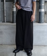 Los Angeles Apparel 8.5oz Wide Leg Jersey Pants Black