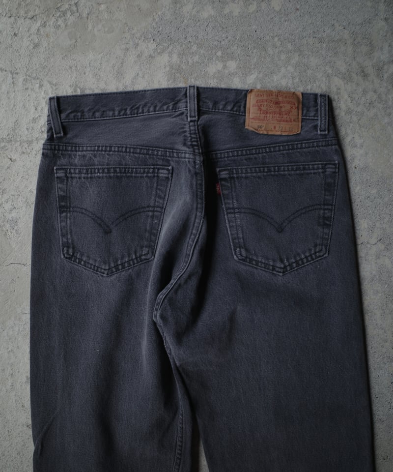 Levi's 501XX ダークデニム W29 L33 94's Levi's 501 Black Denim Pants #3 Made in US