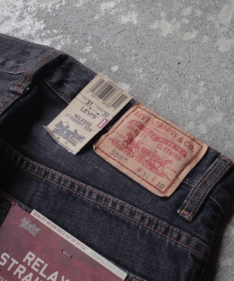 Deadstock Levi's 559 Denim Pants -Black #1274 |