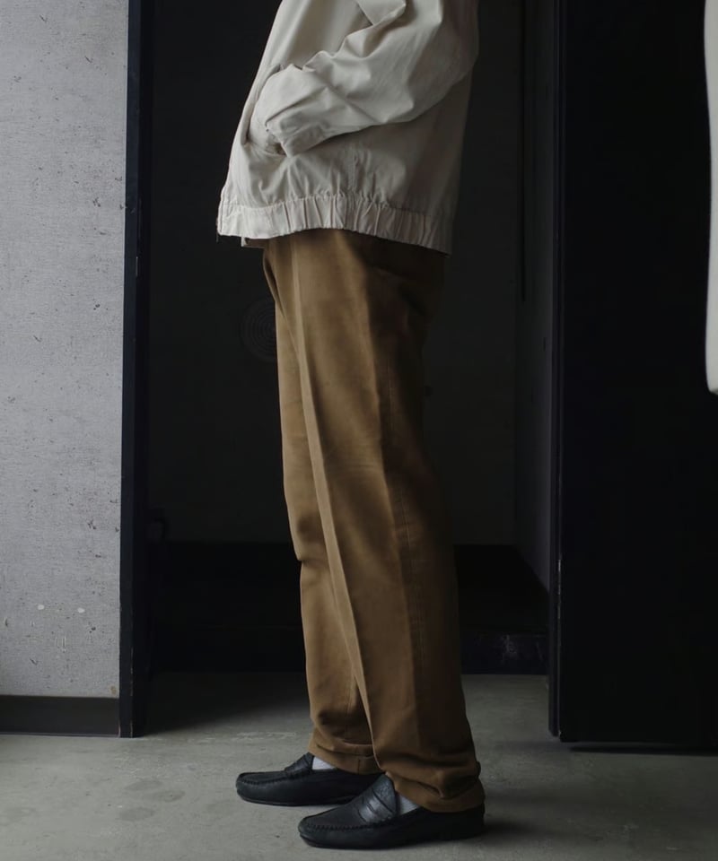 90s EMPORIO ARMANI モールスキン ギミックパンツ　アーカイブ 90-00s Emporio Armani Moleskin Trousers 