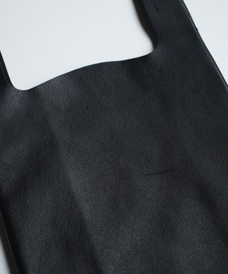As is ”Made in ASAKUSA” LEATHER CONVENI BUKURO -BLACK-  ＃4