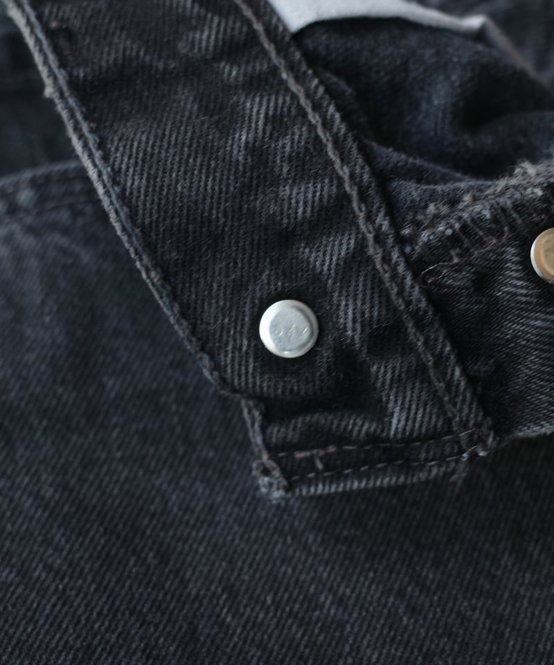 90's Levi's 501 Black Cut Off Denim Pants -Made