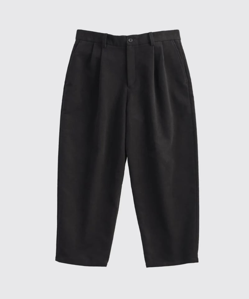 THE DAY - BRITISH MOLESKIN 2 TUCK WIDE PANTS -B