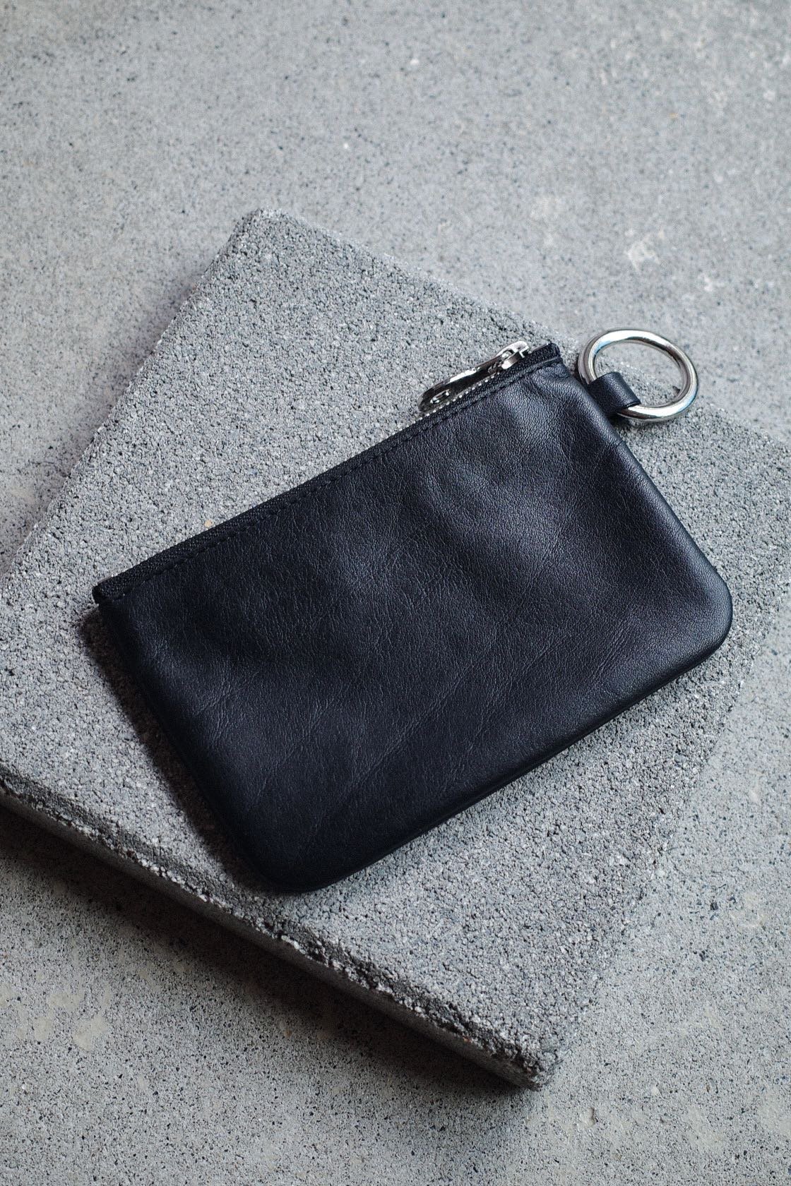 Made in ASAKUSA LEATHER レザースモールウォレット　財布 Made in ASAKUSA” LEATHER SMALL WALLET -BLACK-