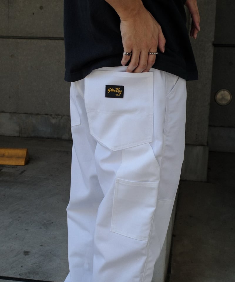 Stan Ray Double Knee Painter Pants White 