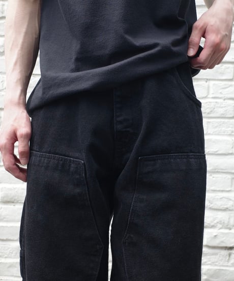 Prison Blues Double Knee Denim Work Jeans -Fade Black