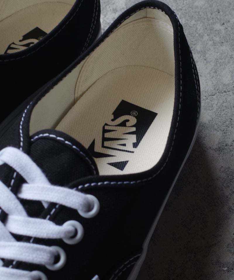 アドレス廃盤トンガリ黒艶 Vans Authentic Reissue 44 LX | DAMAGEDONE 2nd