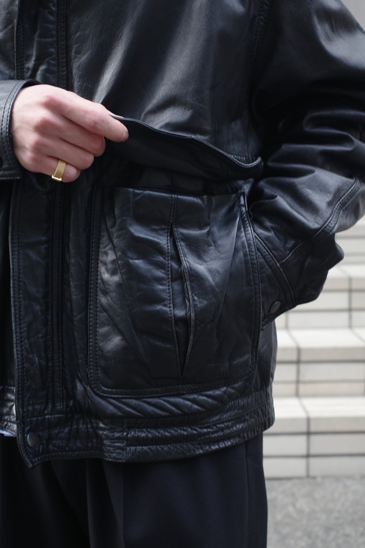 St Michael Leather Short Blouson | DAMAGEDONE 2nd