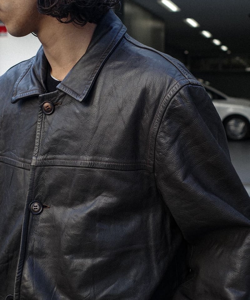 Chevignon Leather Car Coat -2 | DAMAGEDONE 2nd