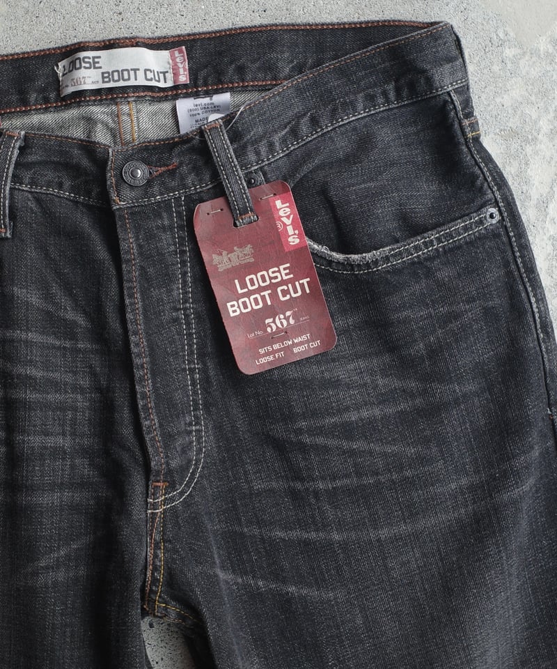Deadstock Levi's 567 Denim Pants -Black #1274 |
