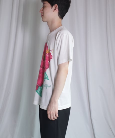 00's Flower Design T-Shirts -21