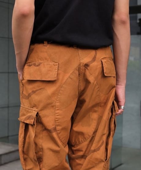 Deadstock Us Army Over Dye Combat Trouser 3C Desert Camo -Orange