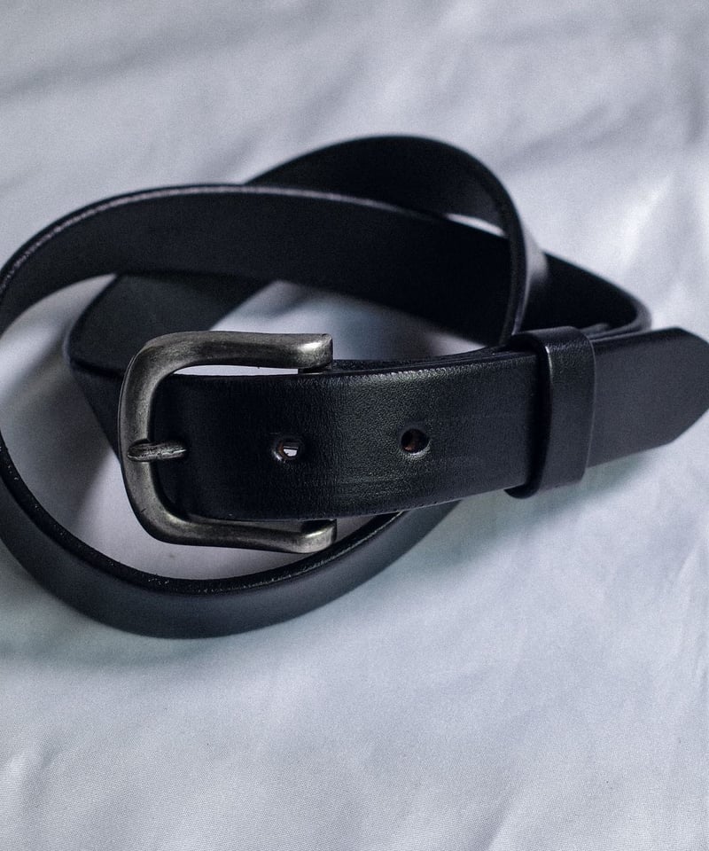 Tory Leather Plain Strap Belt Black #2145 | DAM