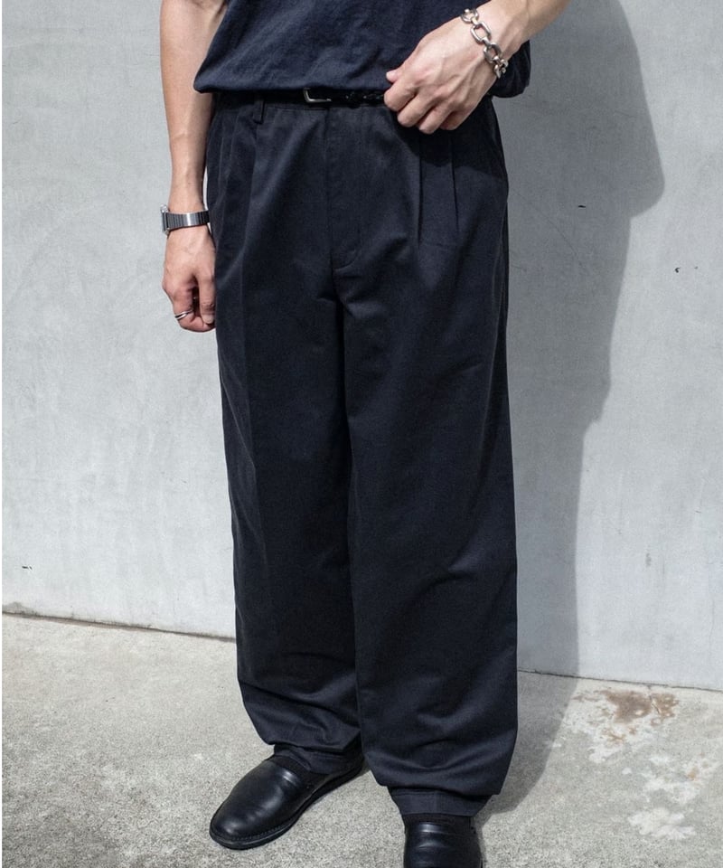 00s10sナイキNIKE GOLF黒スラックス古着used美品 00s Deadstock Nike Golf Chino Trousers - Black