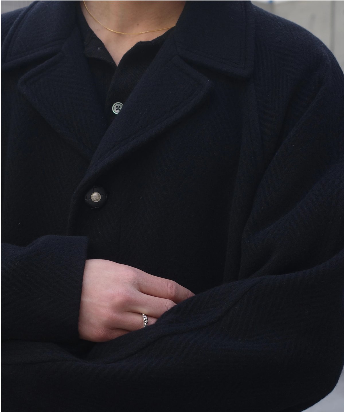 90s Versace Classic V2 Angora Swing Coat -Made