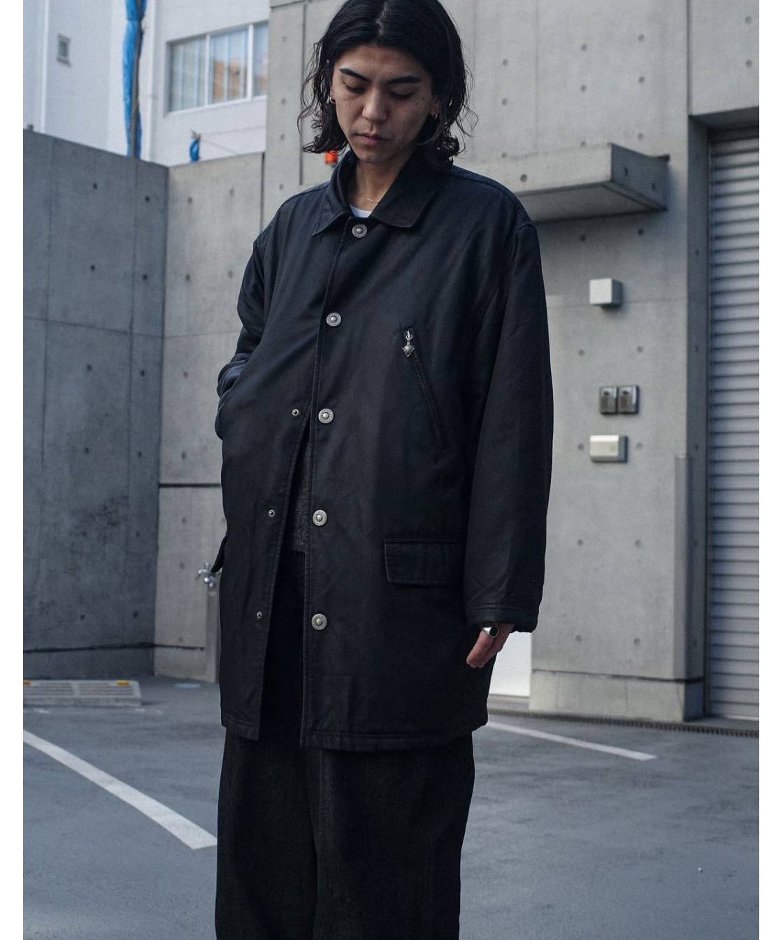 90's Versace Sport Padded Coating Jacket 