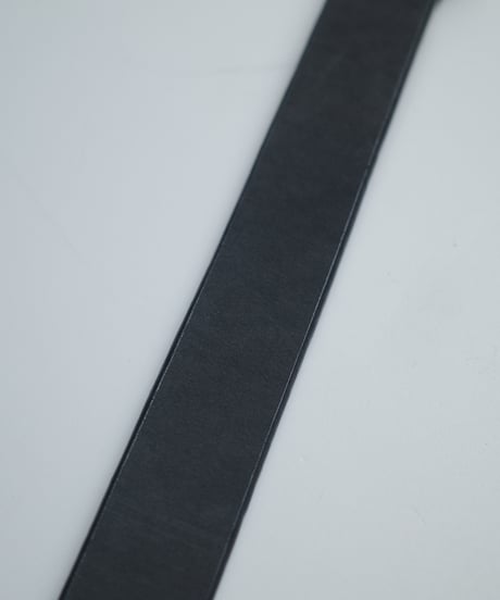 Made in Asakusa" Deadstock Leather Studs Narrow Belt