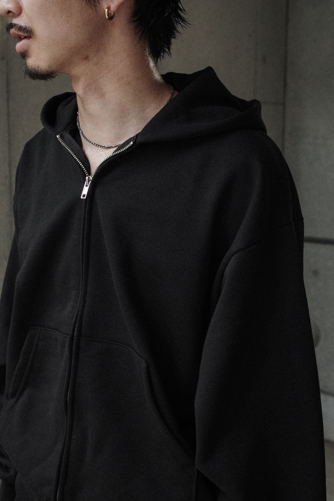 Los Angeles apparel 10oz Crop Zip Hoodie | DAMA