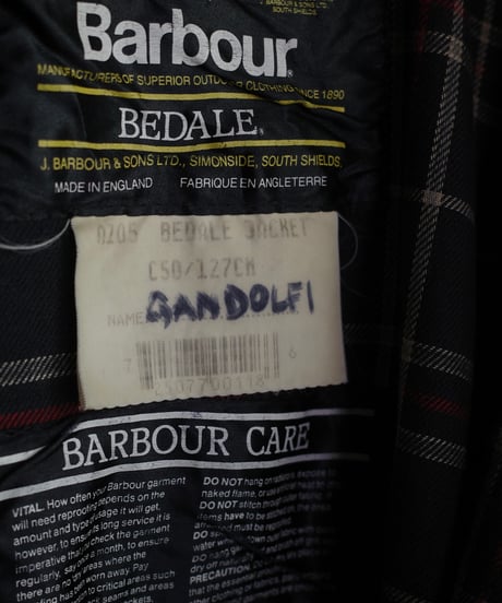 Vintage 93s Barbour Bedale -Detachable Hood