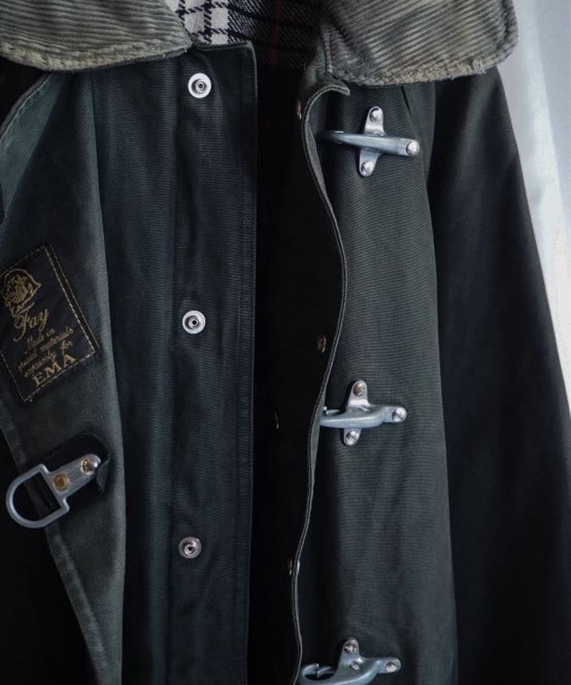 Old Fay Fireman Detail Jacket -3 Made in USA |