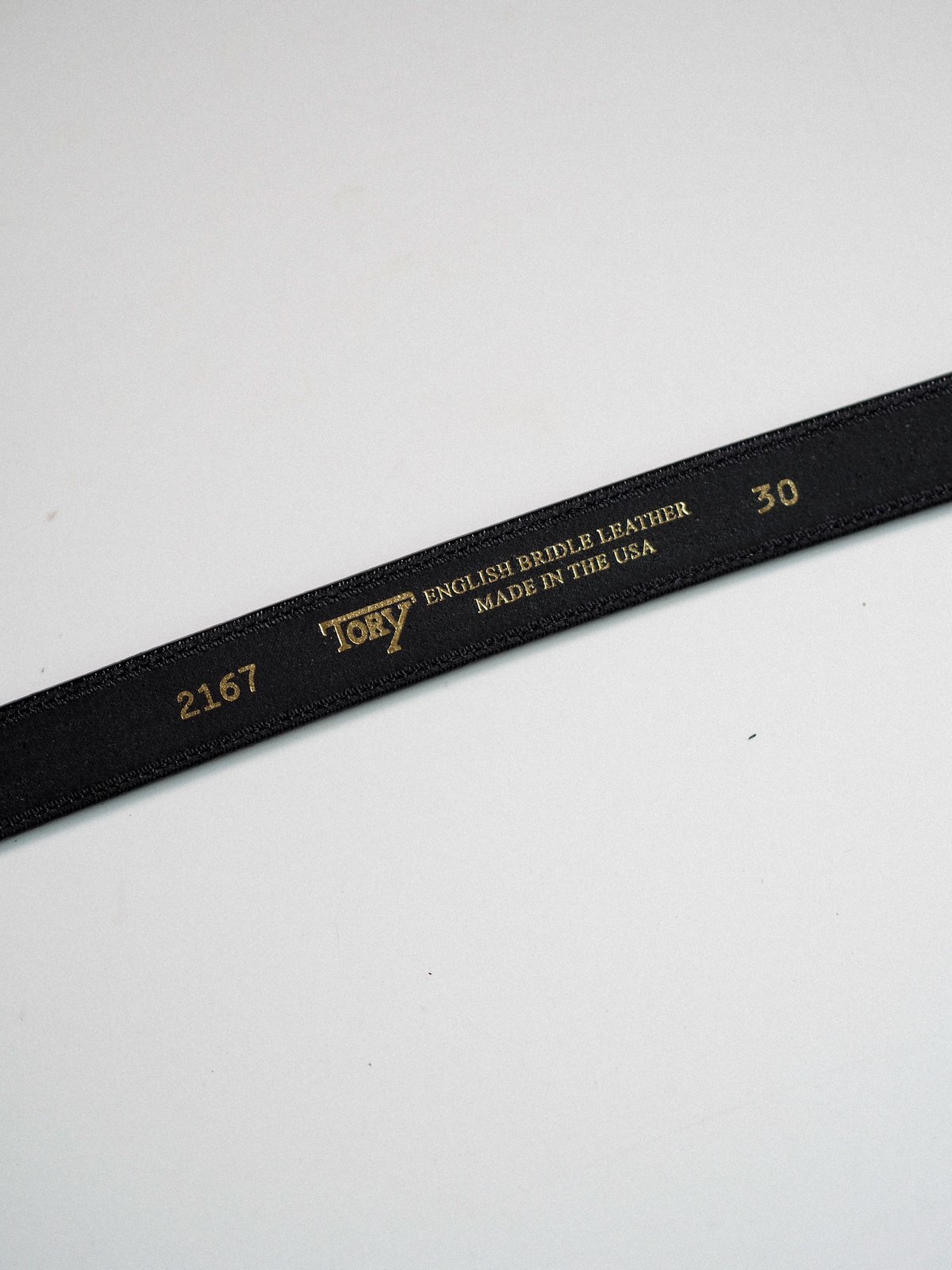 Tory Leather Round Raised Belt Black #2167 | DA Tory Leather Round Raised Belt Black #2167 | DA