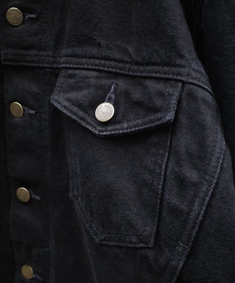 Prison Blues Denim Western Jacket -Fade Black