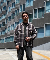90's Deadstock fabric rayon ombre shirts