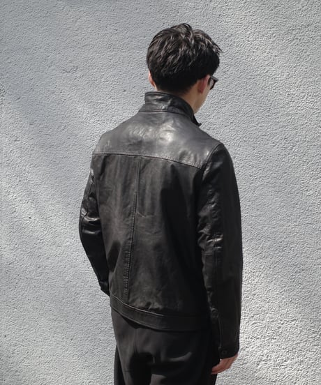 DKNY Leather/Nylon Reversible Jacket