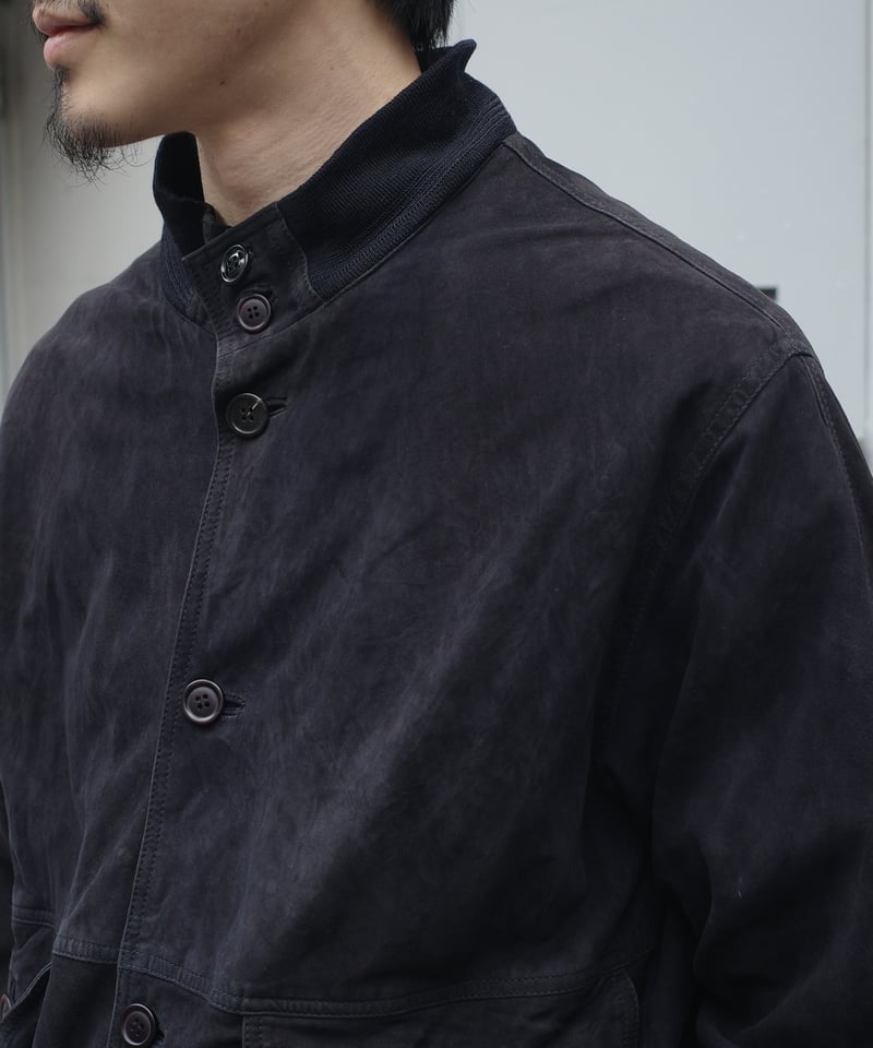 Italy製 Vera Pelle suede valstar blouson 80S VERA PELLE認定 羊革スエード ラムレザーバルスタージャケット