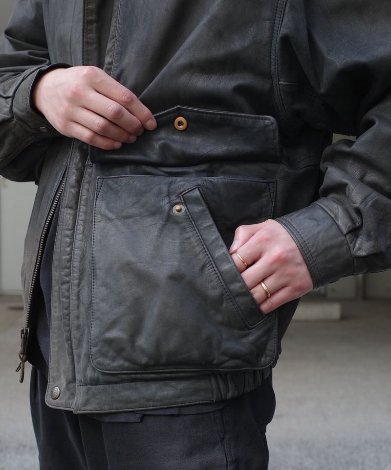 90's Timberland Nubuck Leather Field Jacket -Ma