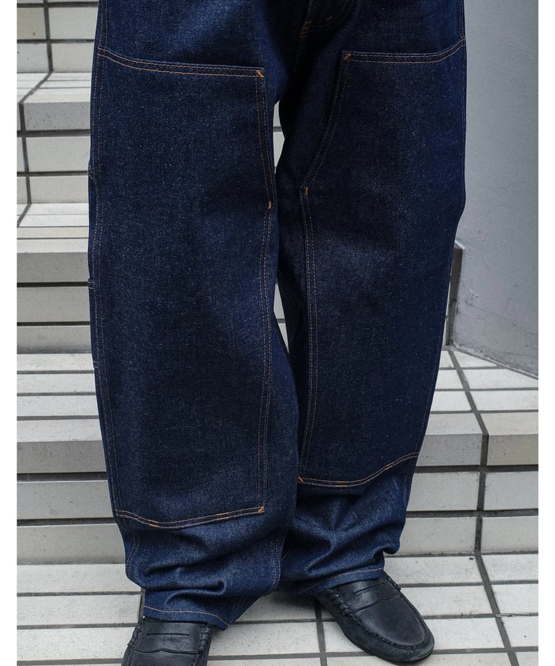 Prison Blues Double Knee Denim Work Jeans | DAM