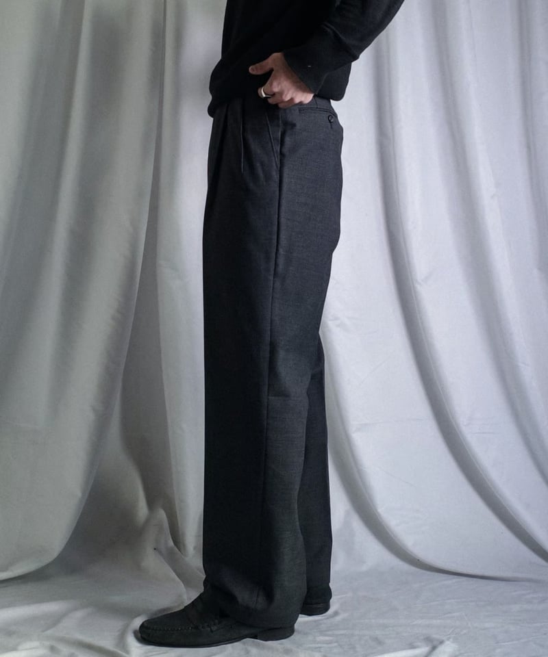 90s Burberrys Pleats Slacks -6 | DAMAGEDONE 2nd