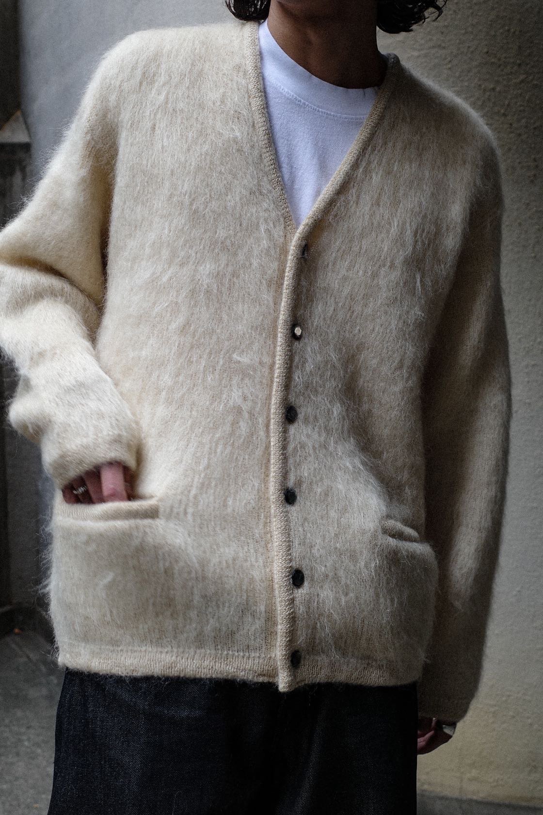 A.R.P® Shaggy Man™ Mohair Cardigan 全国通販】Authentic Reproduction Products
