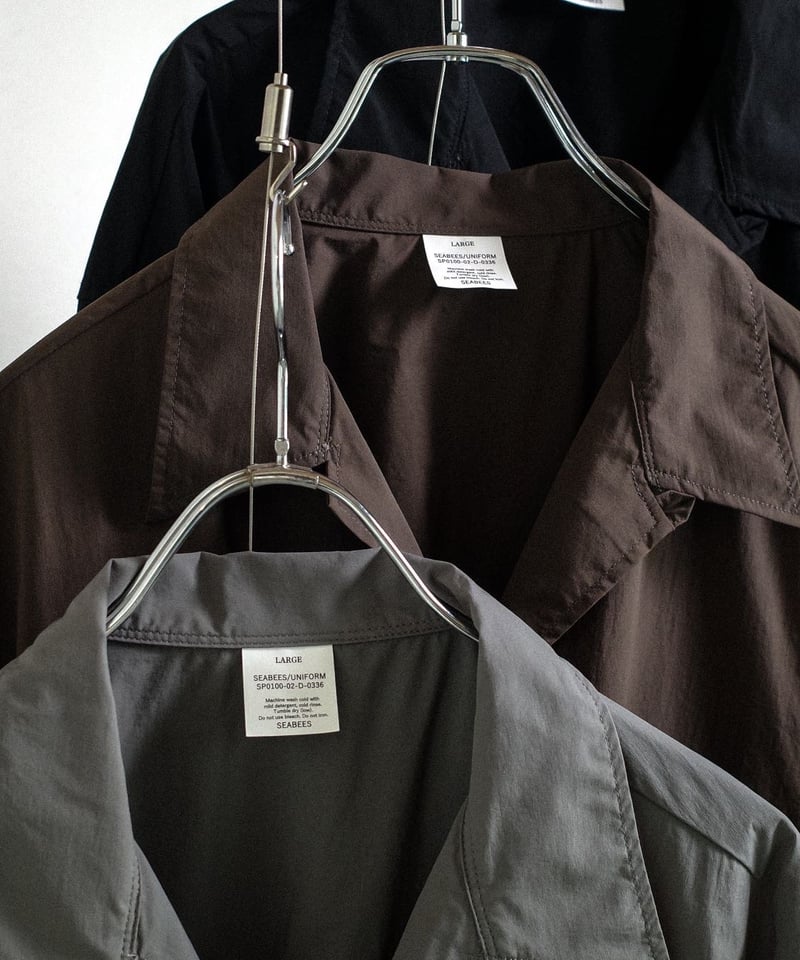 SEABEES Zero Gravity Nylon Open Coller Shirts |