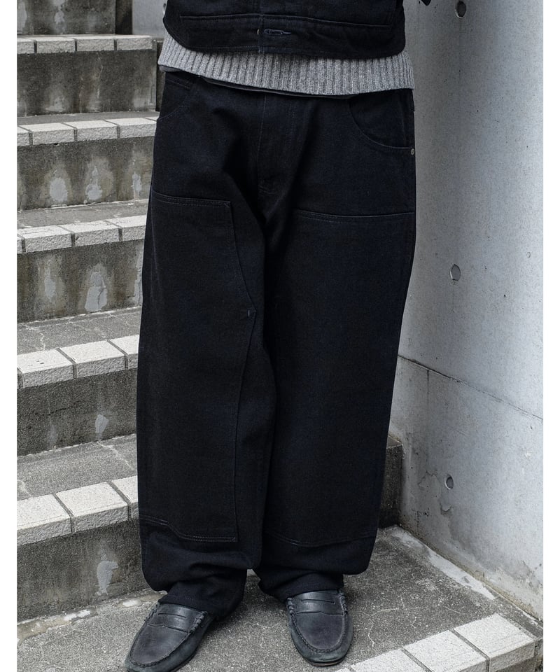 PRISON BLUES ダークインディゴ ダブルニー w34 PRISON BLUES ダークインディゴ ダブルニー w34 Prison Blues Double