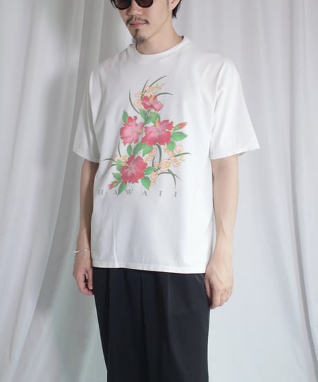 00's Flower Design T-Shirts -33