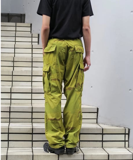 Deadstock Us Army Over Dye Combat Trouser 3C Desert Camo -Yellow
